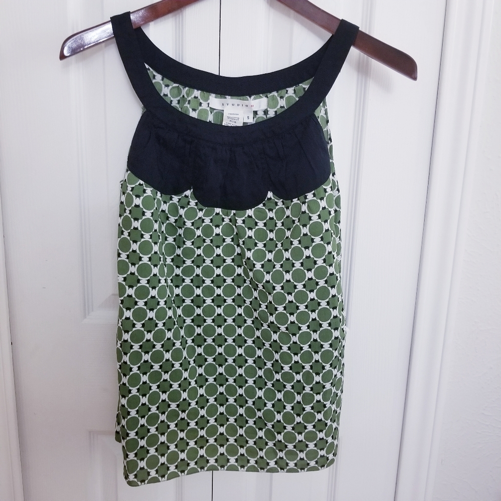 Geometric Print Top